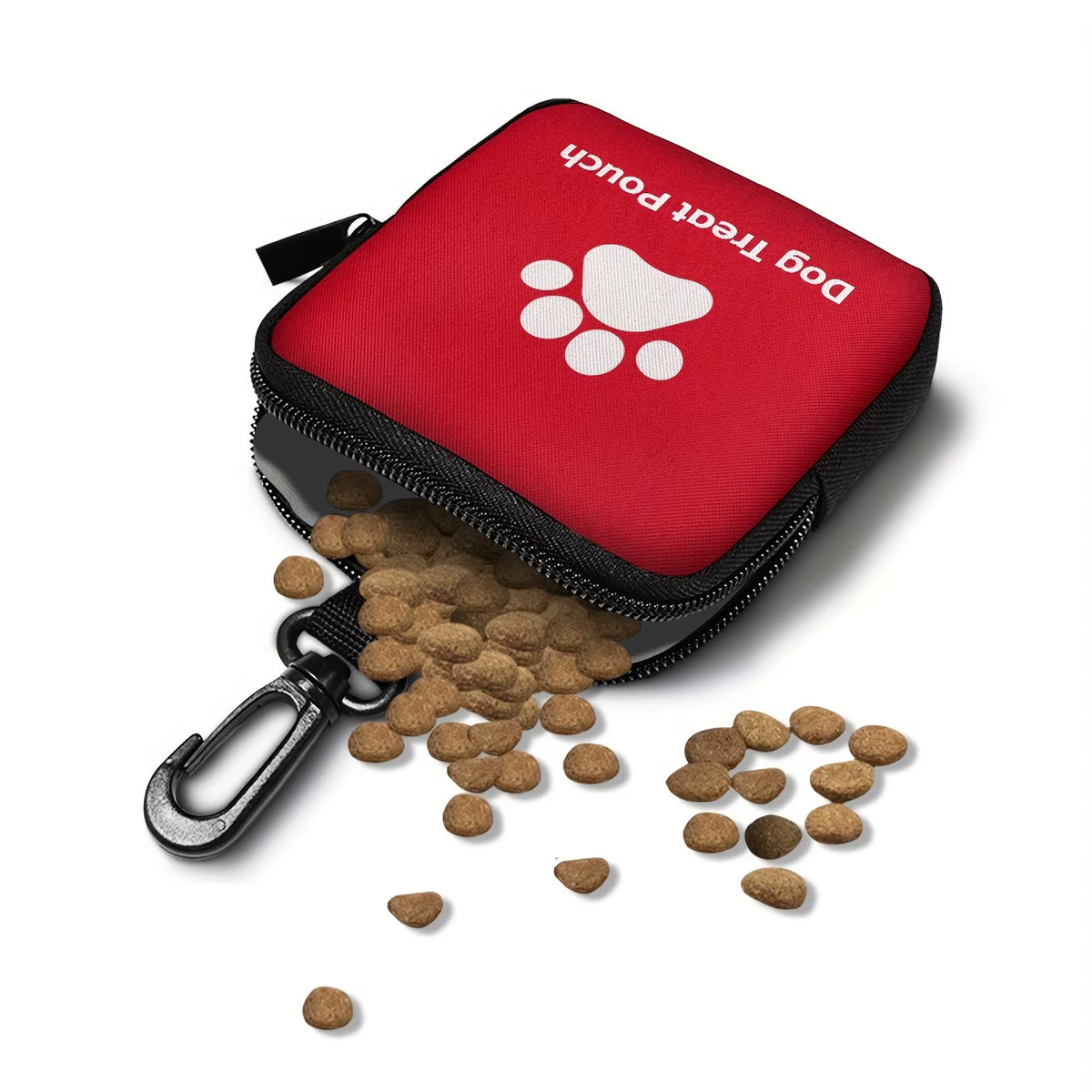 Portable Eco-Friendly Oxford Dog Training Snack Bag with Zipper Closure Cross-Border New Pet Accessory