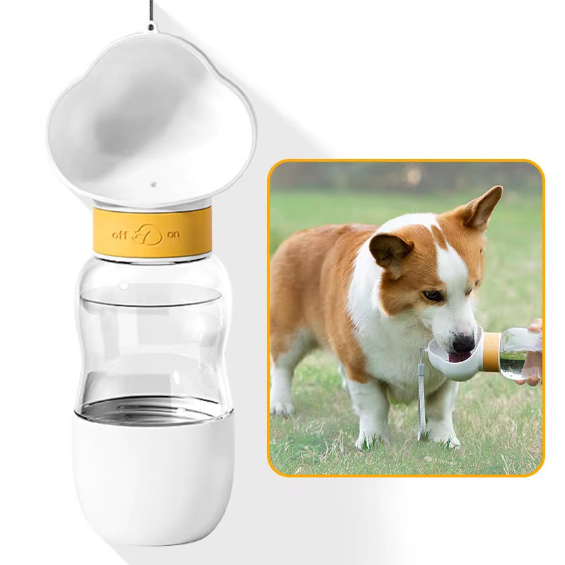 Portable Leak Proof Dog Water Bottle Travel Outdoor Dog Bowl Foldable Pet Drinking Cup