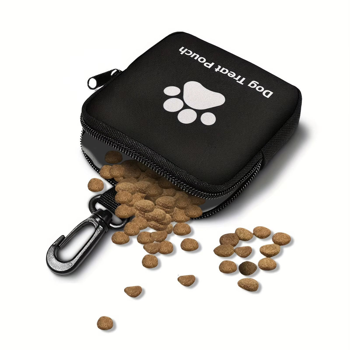 Portable Eco-Friendly Oxford Dog Training Snack Bag with Zipper Closure Cross-Border New Pet Accessory