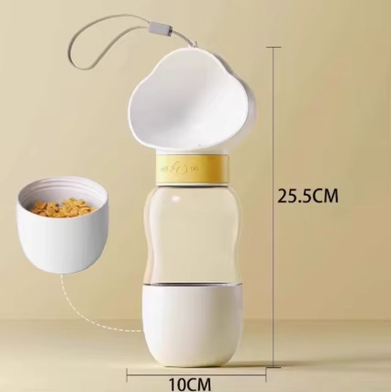 Portable Leak Proof Dog Water Bottle Travel Outdoor Dog Bowl Foldable Pet Drinking Cup