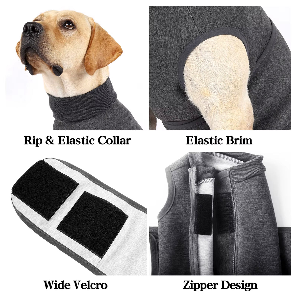 Anxiety Relief Vest for Dogs Calming Clothing for Dogs Cats Calming Wrap Pet Clothes Pacify Emotion Custom Logo Factory