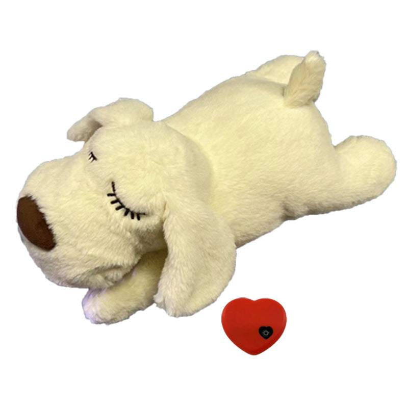 Heartbeat Plush Calming Toy for Dogs – Anxiety Relief Sleep Aid