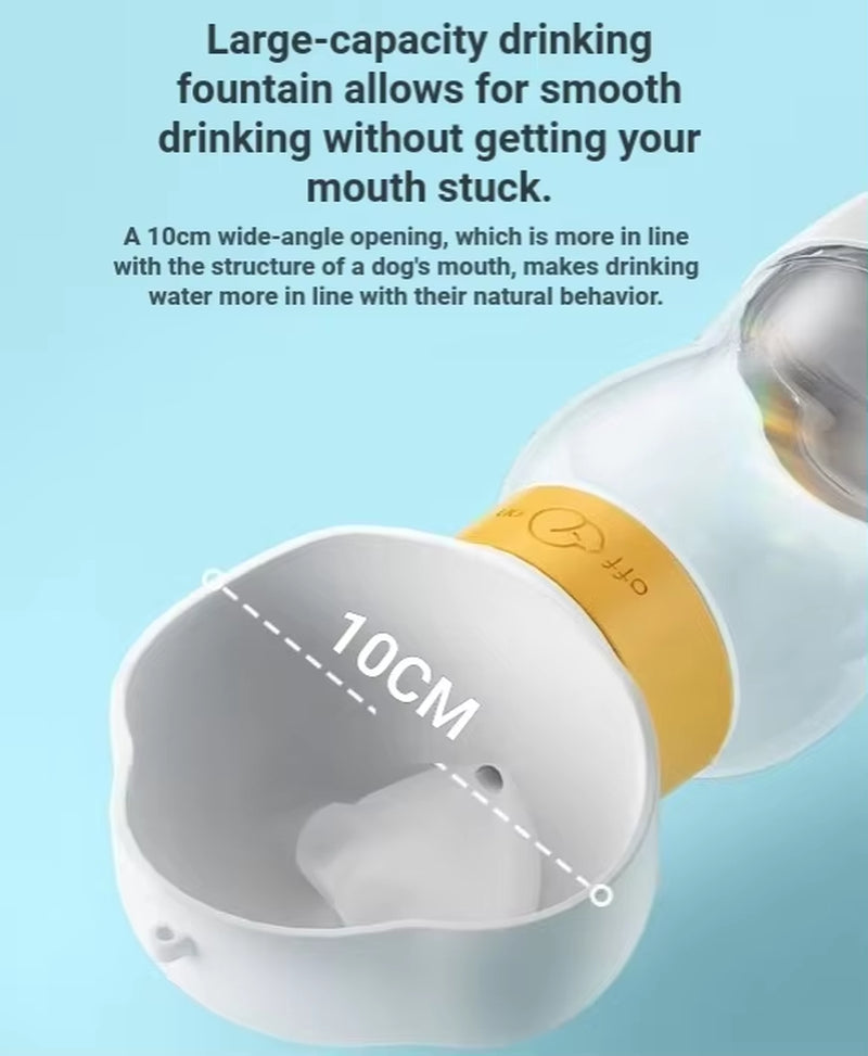 Portable Leak Proof Dog Water Bottle Travel Outdoor Dog Bowl Foldable Pet Drinking Cup