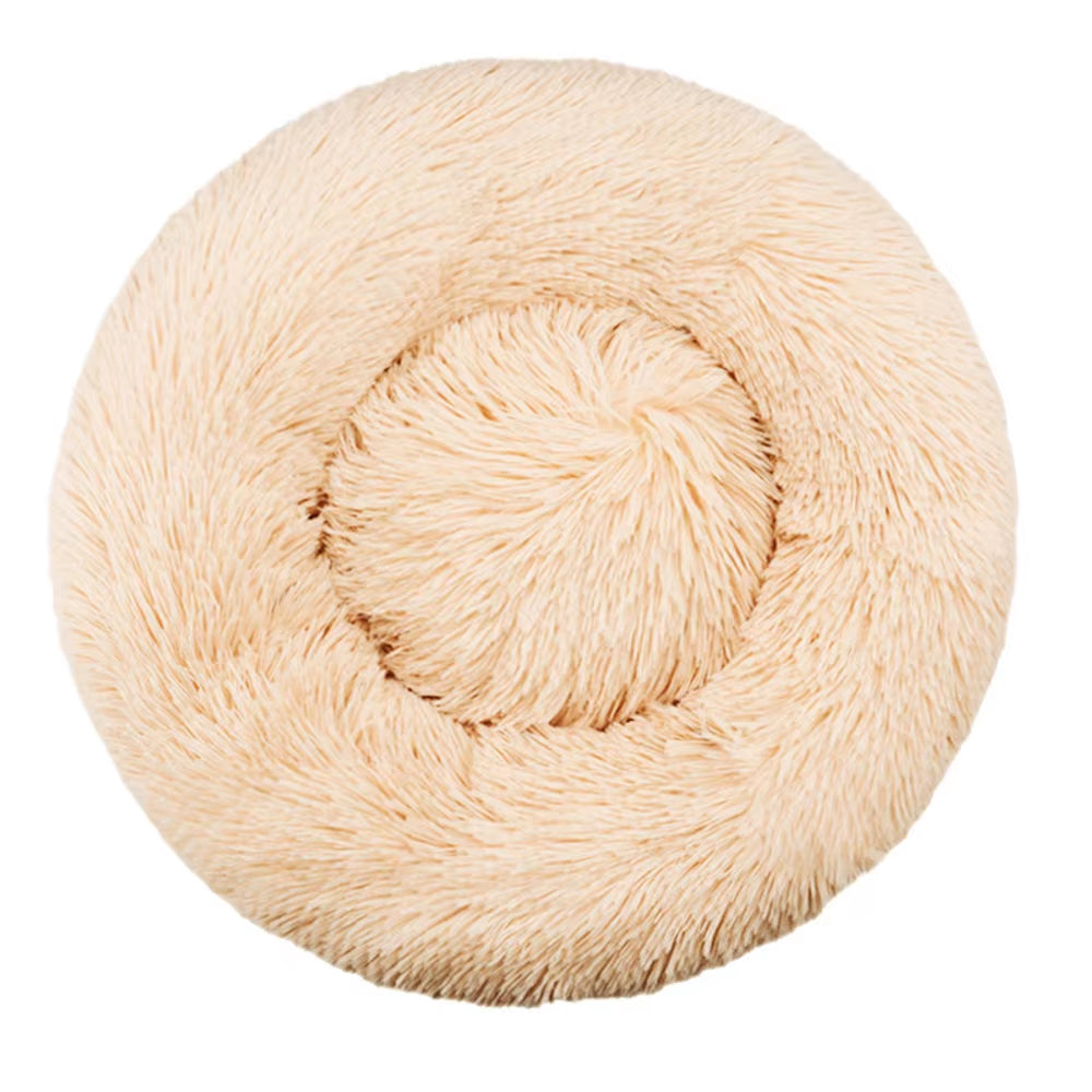 40-90Cm 6 Sizes round Pet Bed for Large Dog Bed Super Soft Cat Bed Plush Dog House for Medium Dog House Winter Warm Sleeping